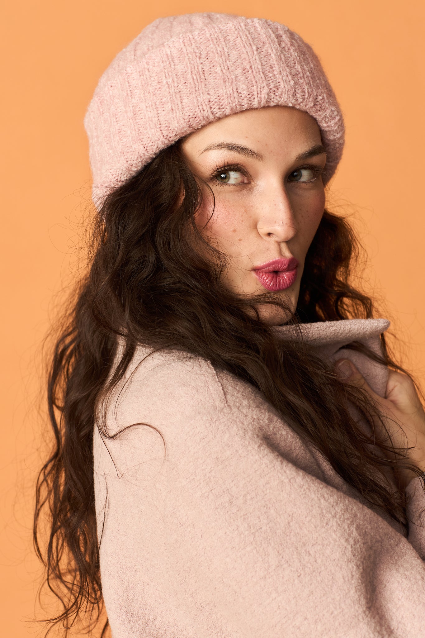 GIANT-pipo, Rose, Fluffy knit