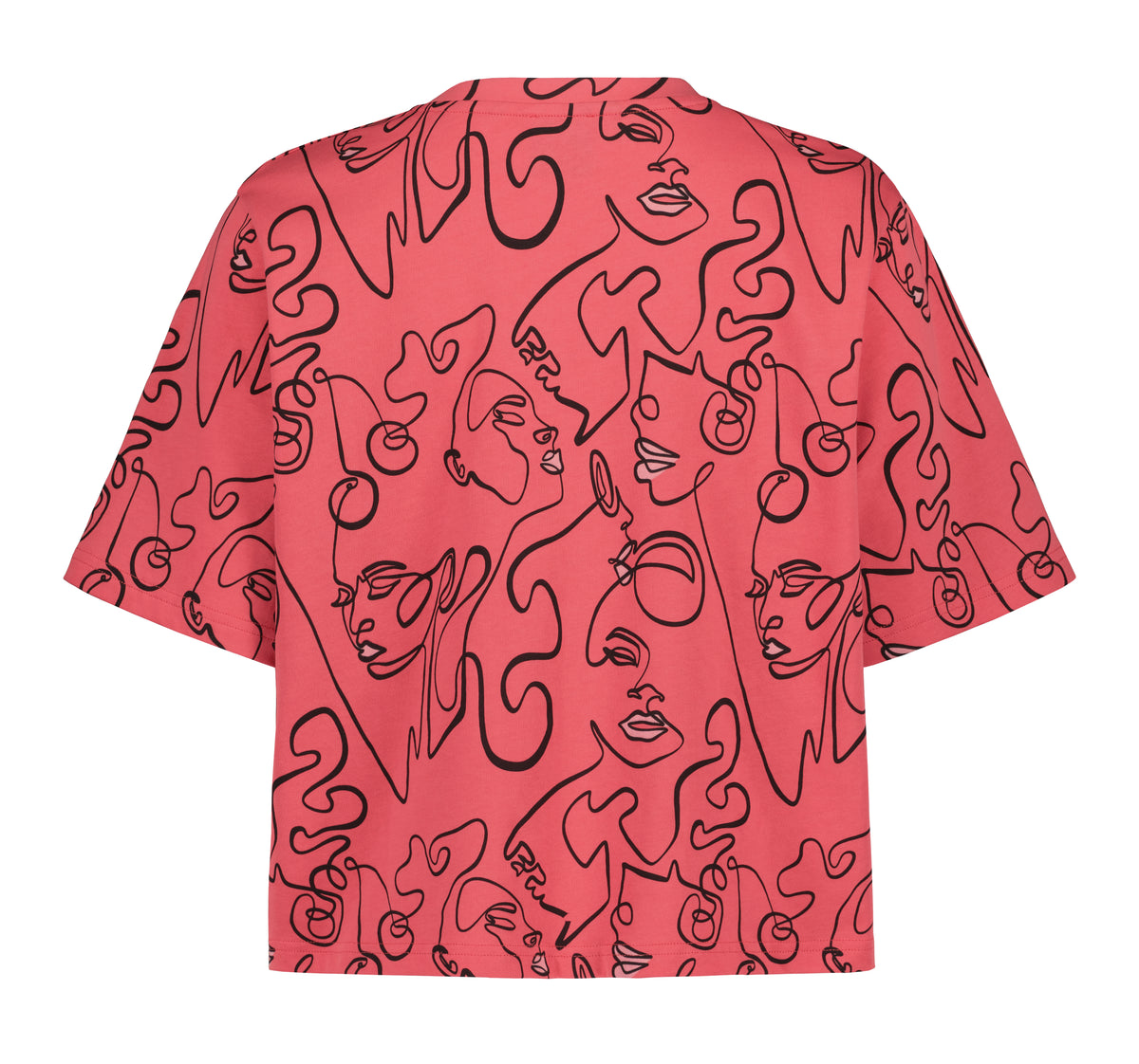 T-SHIRT, Lipstick, Coral Red