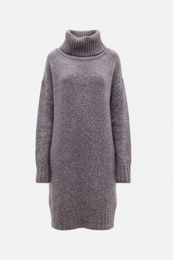 TUBE-mekko, Granit Grey, Fluffy knit