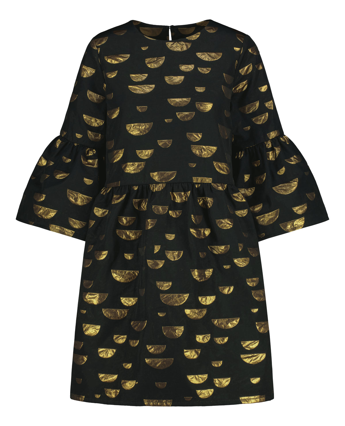 DAZZLE dress, gold beans