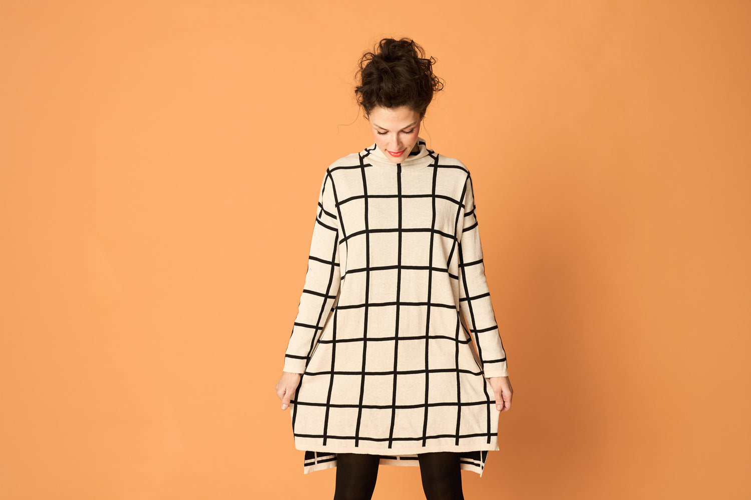 KNIT COSY -mekko, Giant Grid