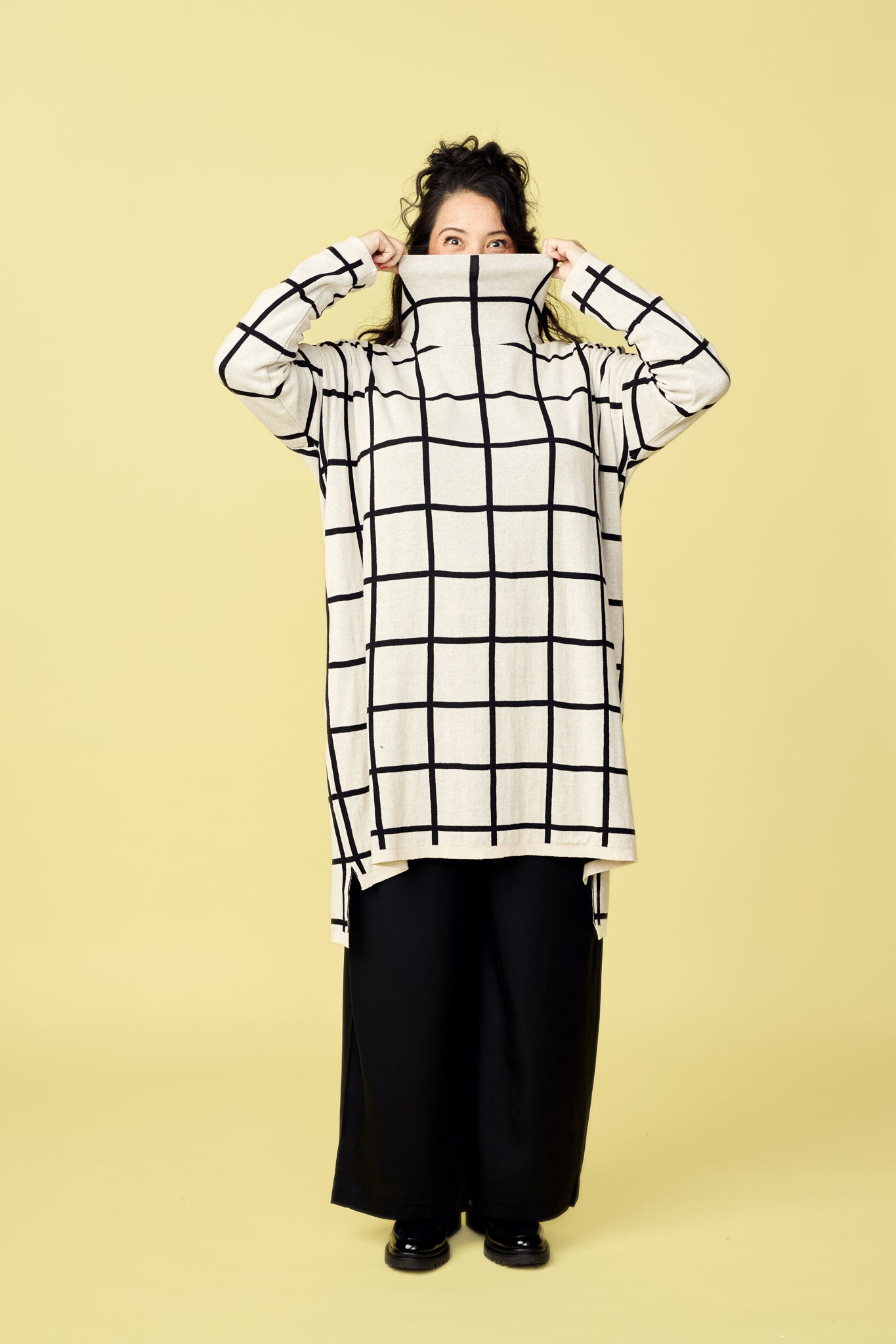 KNIT COSY -mekko, Giant Grid