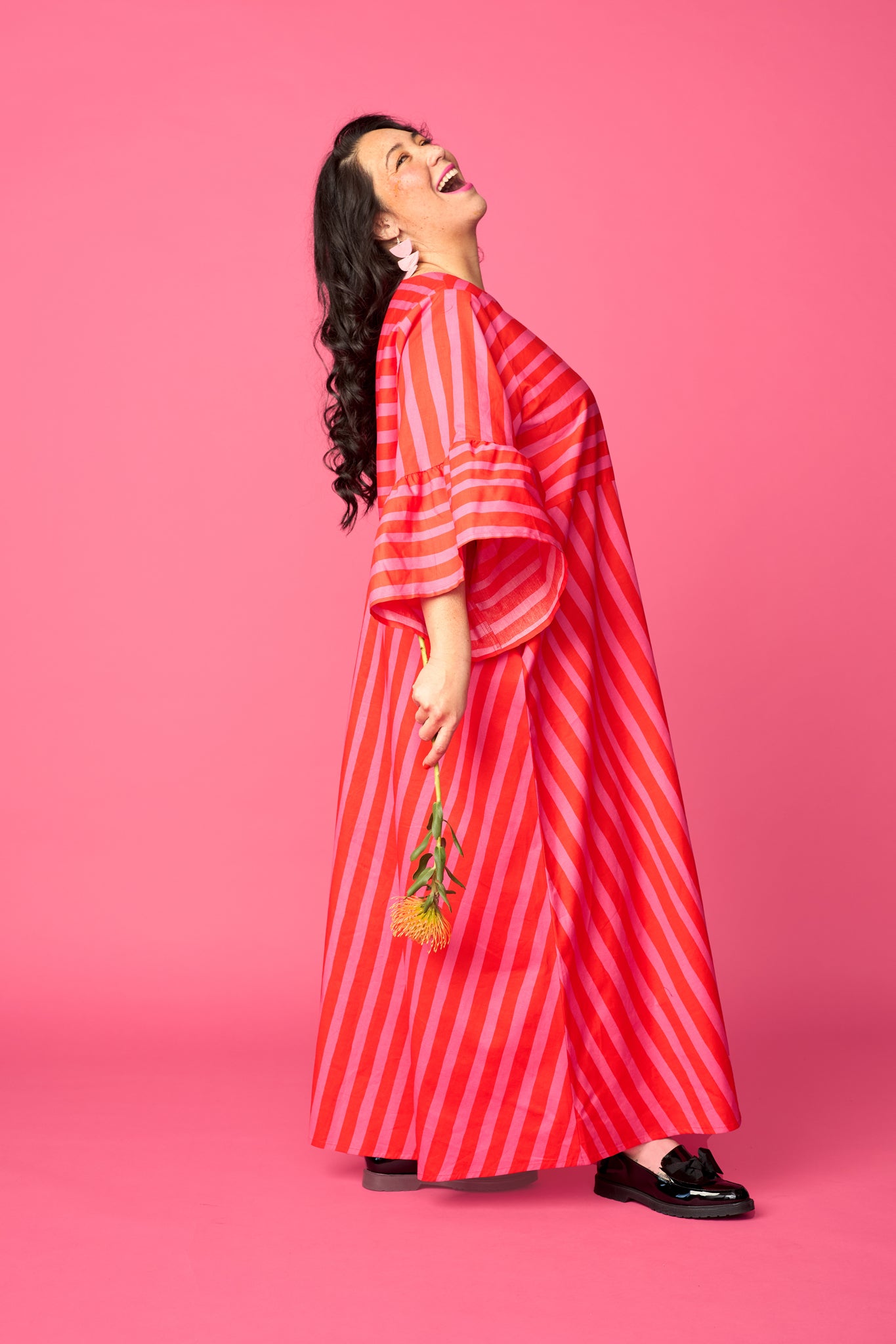 TWIST-mekko, Paris stripe pink
