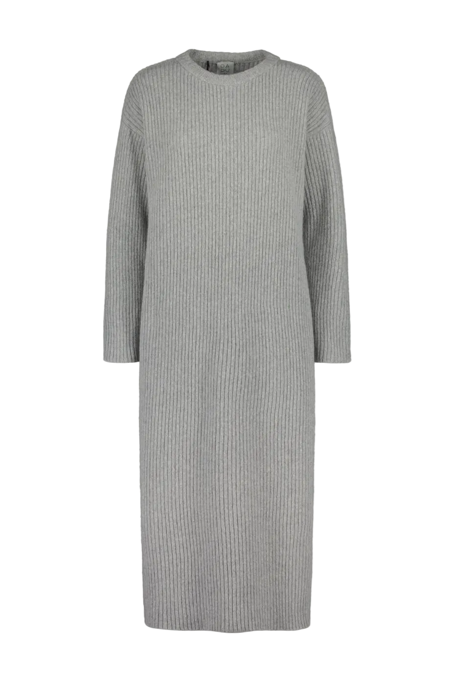 RIB KNIT -mekko, Melange Grey
