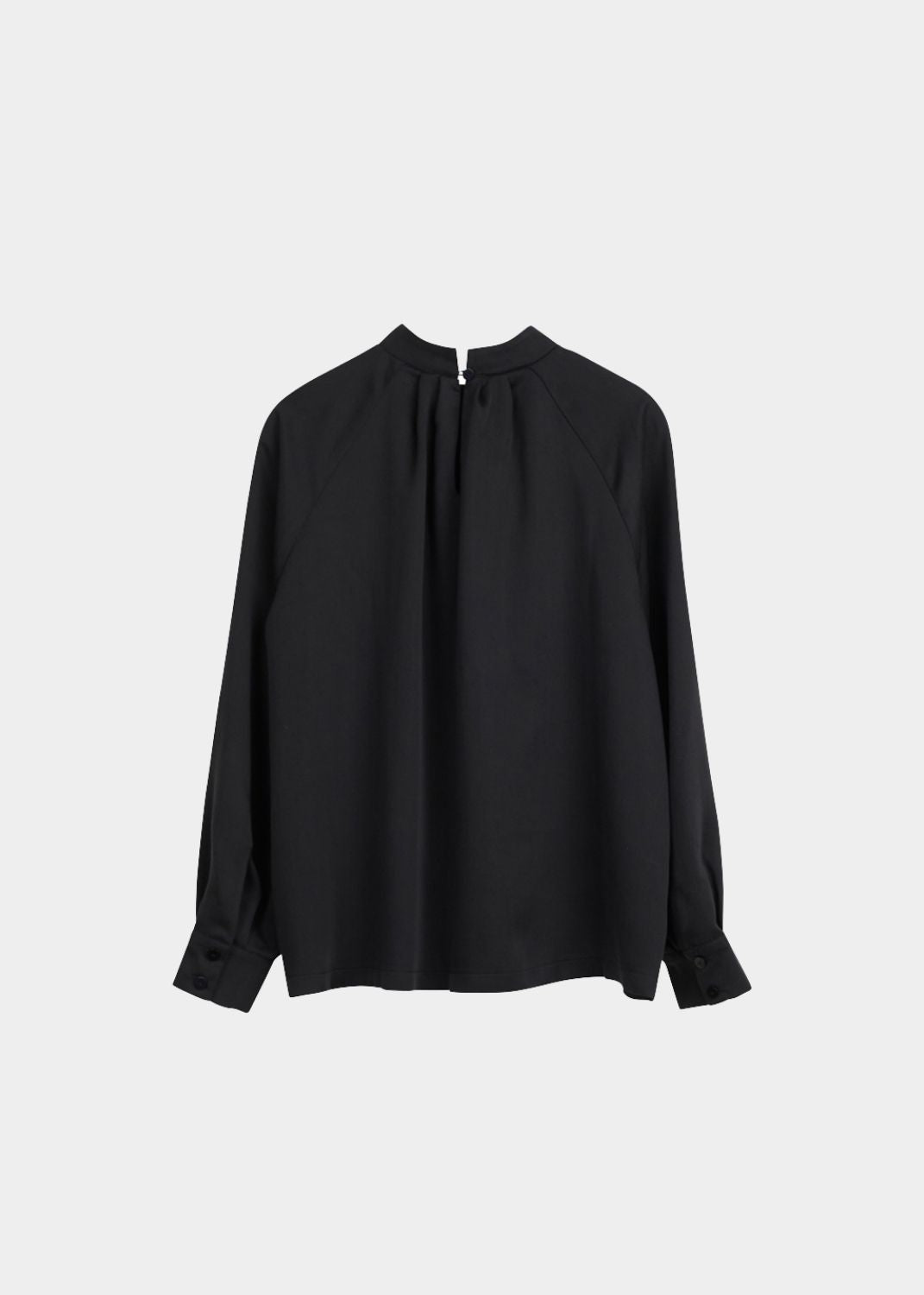 OUTLET: PLEATED-paita, Musta