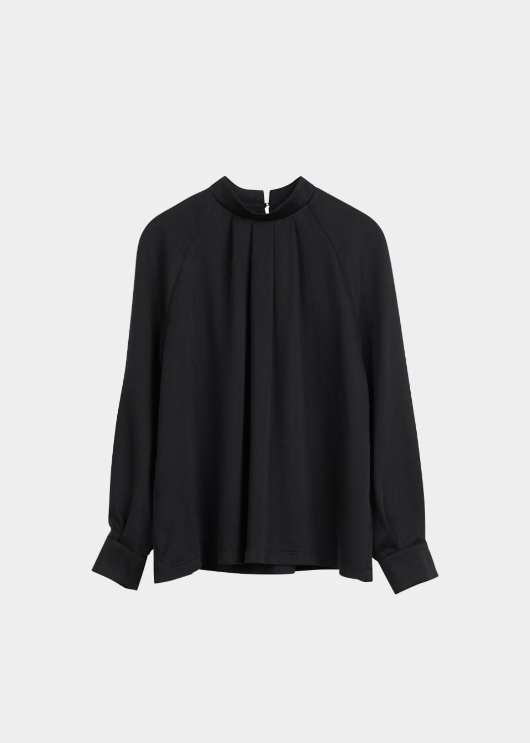 OUTLET: PLEATED-paita, Musta